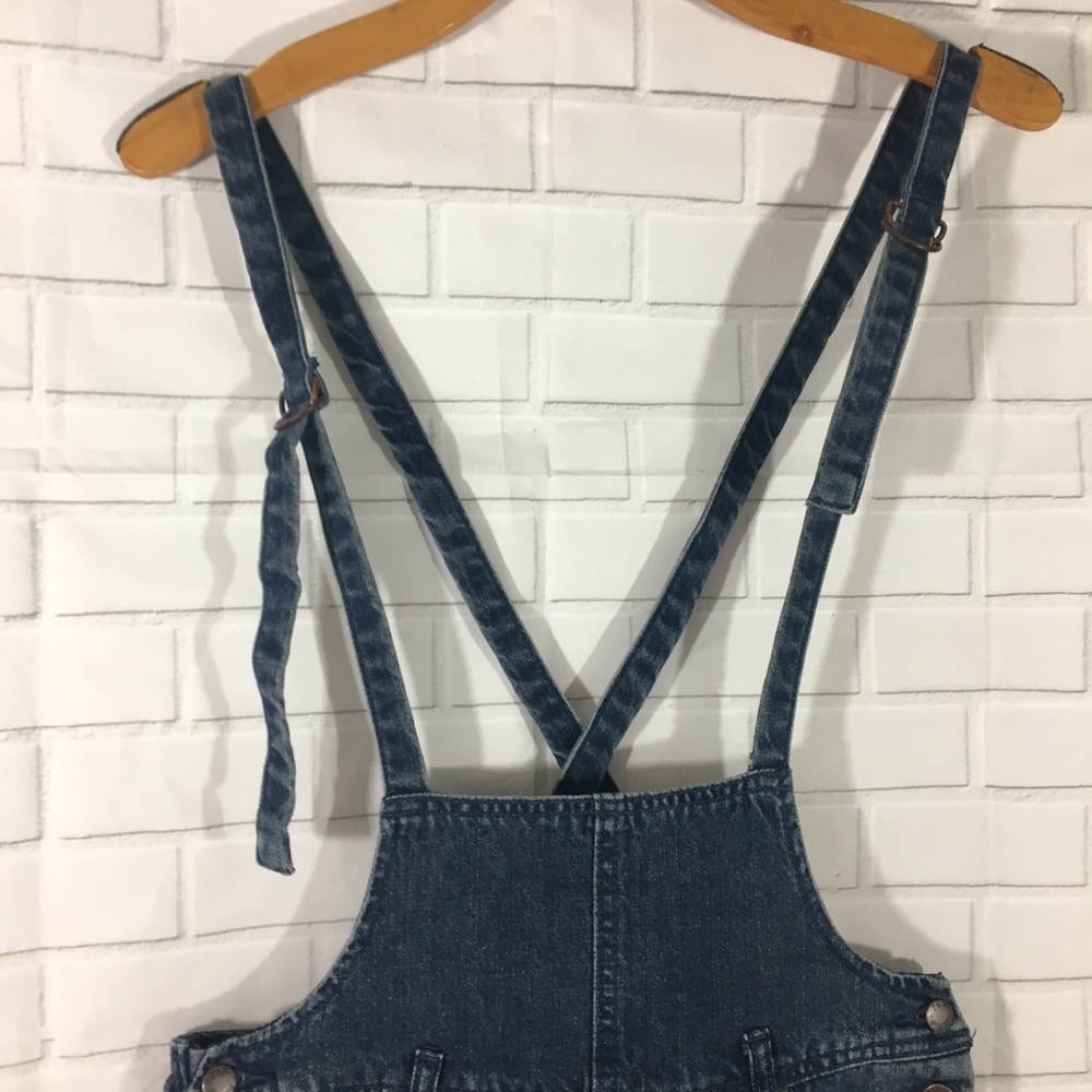 We The free NWT Denim overall shorts 25 - Picture 4 of 8